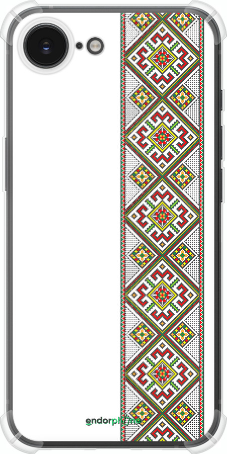 Силикон с усиленными углами чехол Вышиванка 8 для Apple iPhone 16e - 574sp-3971 изображение 