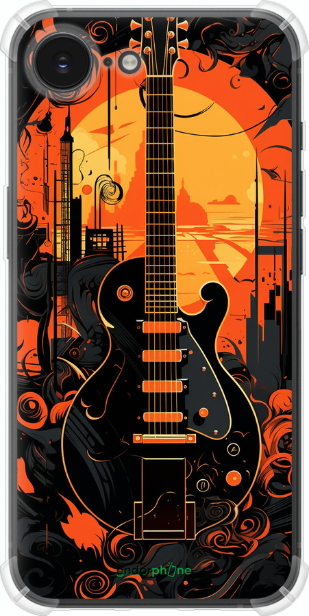 Силіконовий протиударний с посиленими кутами чехол Гитара для Apple iPhone SE 4 - 5957sp-3652 изображение 
