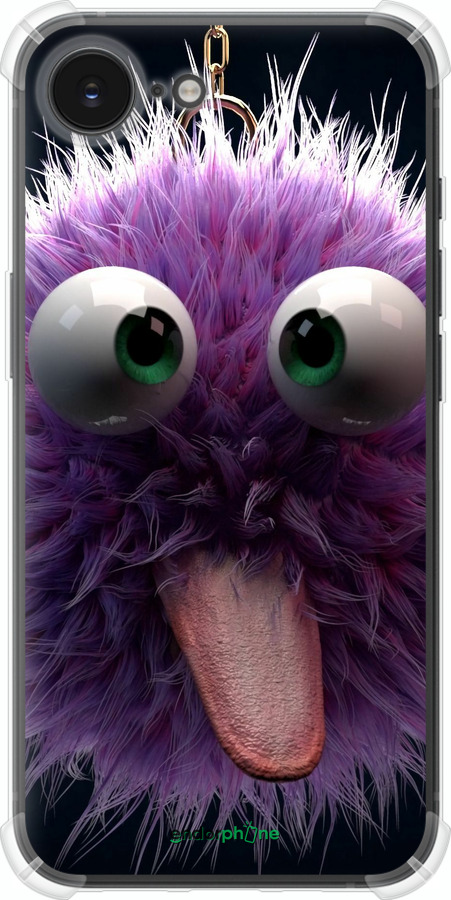 Силикон с усиленными углами чехол Пушистик для Apple iPhone 16e - 6017sp-3971 изображение 