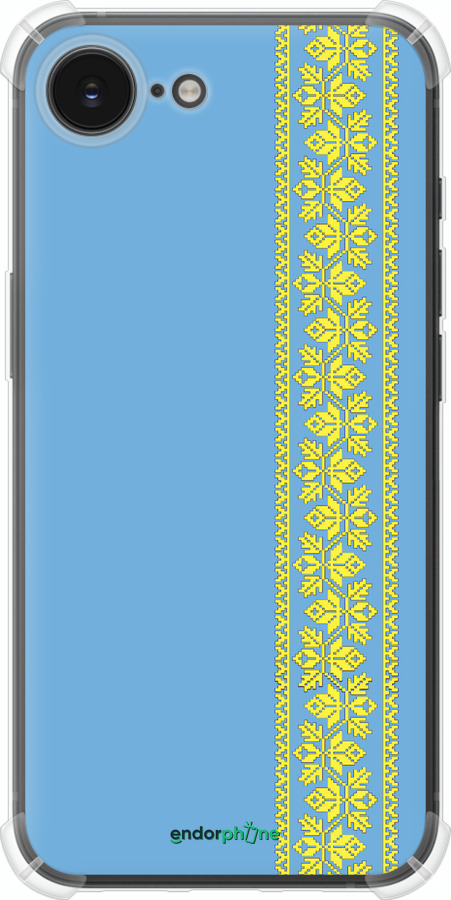 Силикон с усиленными углами чехол Вышиванка 33 для Apple iPhone SE 4 - 602sp-3652 изображение 