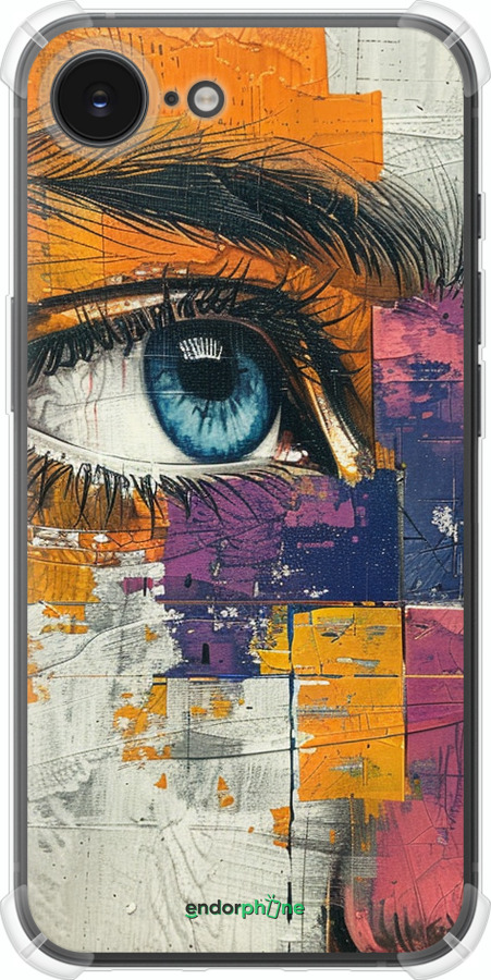 Силикон с усиленными углами чехол Цветная фреска для Apple iPhone SE 4 - 6032sp-3652 изображение 