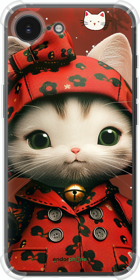 Силіконовий протиударний с посиленими кутами чехол Sweet Hello Kitty для Apple iPhone 16e - 6035sp-3971 изображение 