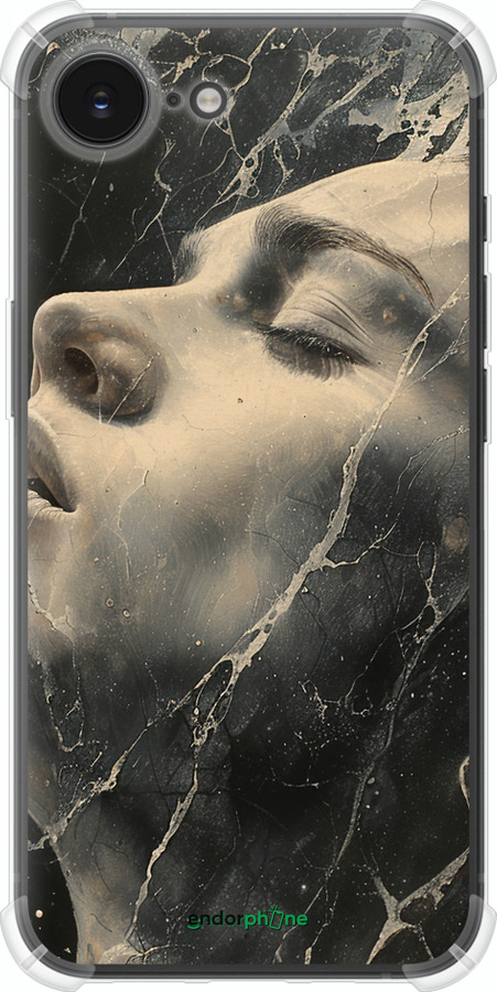 Силикон с усиленными углами чехол Мраморная женщина для Apple iPhone SE 4 - 6040sp-3652 изображение 