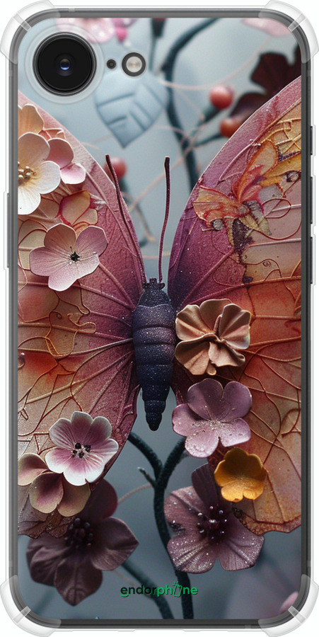 Силикон с усиленными углами чехол Fairy Butterfly для Apple iPhone SE 4 - 6048sp-3652 изображение 
