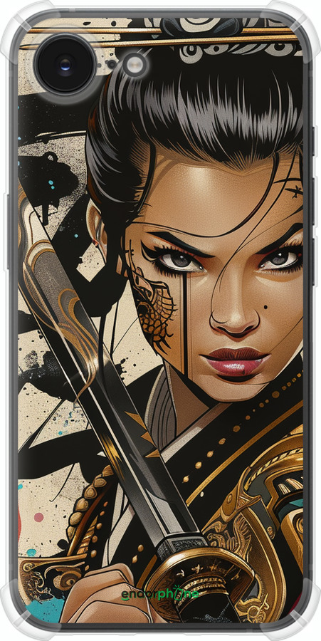 Силикон с усиленными углами чехол Воительница ветров для Apple iPhone SE 4 - 6077sp-3652 изображение 