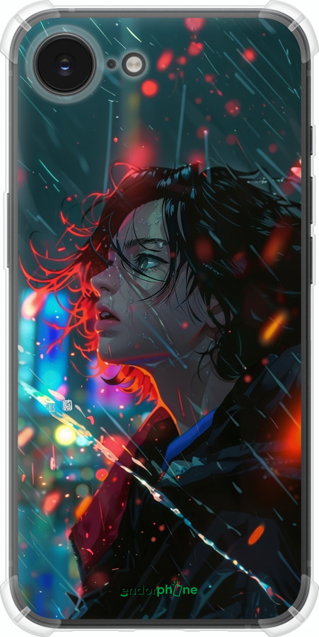 Силикон с усиленными углами чехол Ночные огни для Apple iPhone SE 4 - 6096sp-3652 изображение 