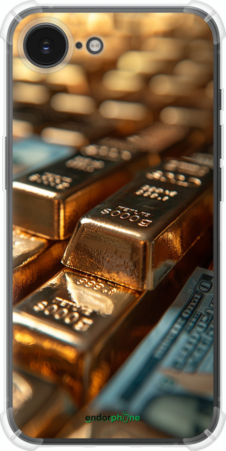 Силикон с усиленными углами чехол Сияние золота для Apple iPhone 16e - 6104sp-3971 изображение 