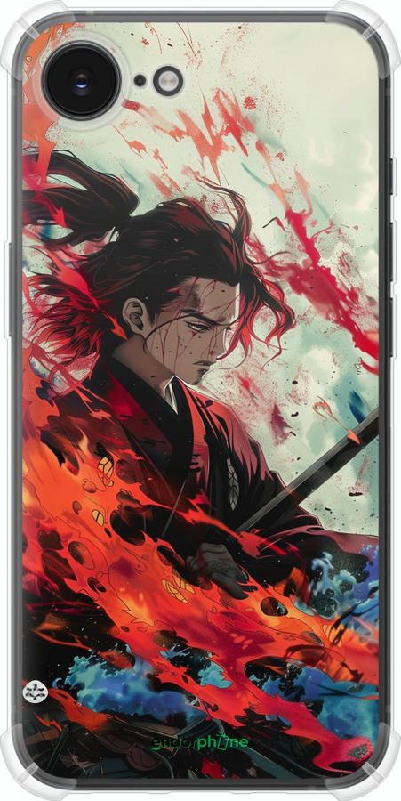 Силіконовий протиударний с посиленими кутами чехол Битва стихій для Apple iPhone SE 4 - 6110sp-3652 изображение 