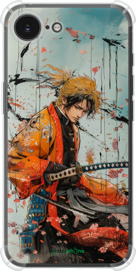 Силіконовий протиударний с посиленими кутами чехол Agatsuma Zenitsu: Вбивця демонів для Apple iPhone SE 4 - 6118sp-3652 изображение 