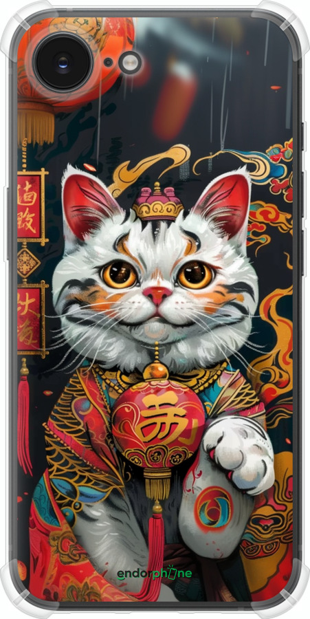 Силикон с усиленными углами чехол China Cat v2 для Apple iPhone SE 4 - 6135sp-3652 изображение 