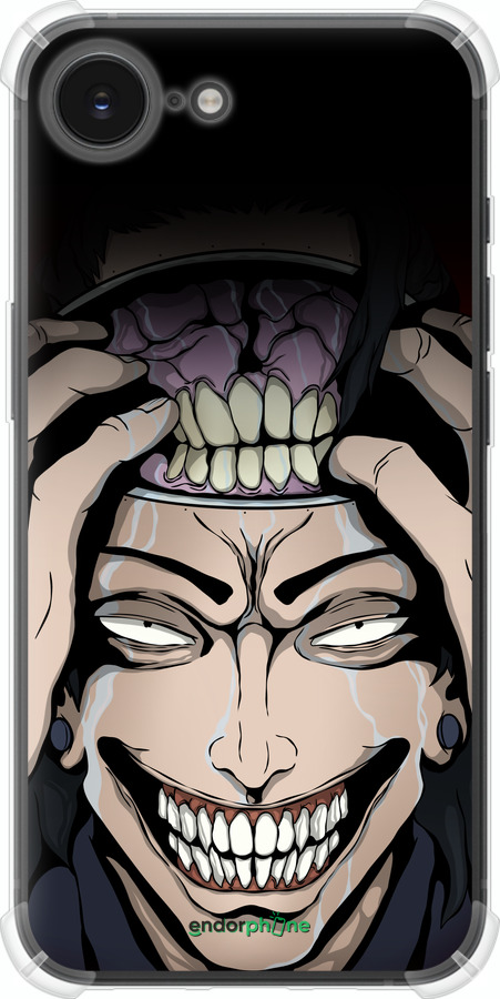 Силіконовий протиударний с посиленими кутами чехол Kenjaku Магічна Битва для Apple iPhone SE 4 - 6151sp-3652 изображение 