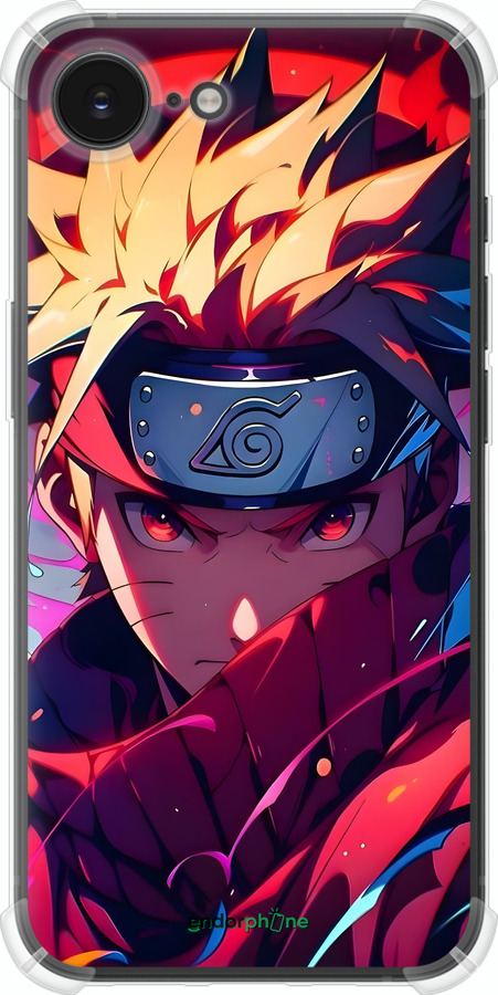 Силикон с усиленными углами чехол Наруто для Apple iPhone SE 4 - 6274sp-3652 изображение 