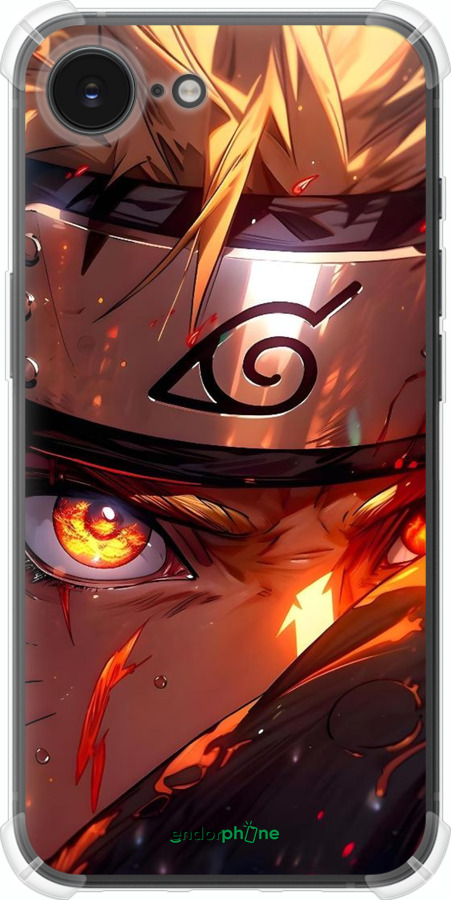 Силикон с усиленными углами чехол Наруто для Apple iPhone 16e - 6277sp-3971 изображение 