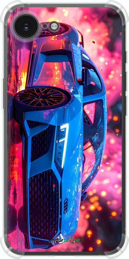 Силикон с усиленными углами чехол Ауди для Apple iPhone SE 4 - 6286sp-3652 изображение 