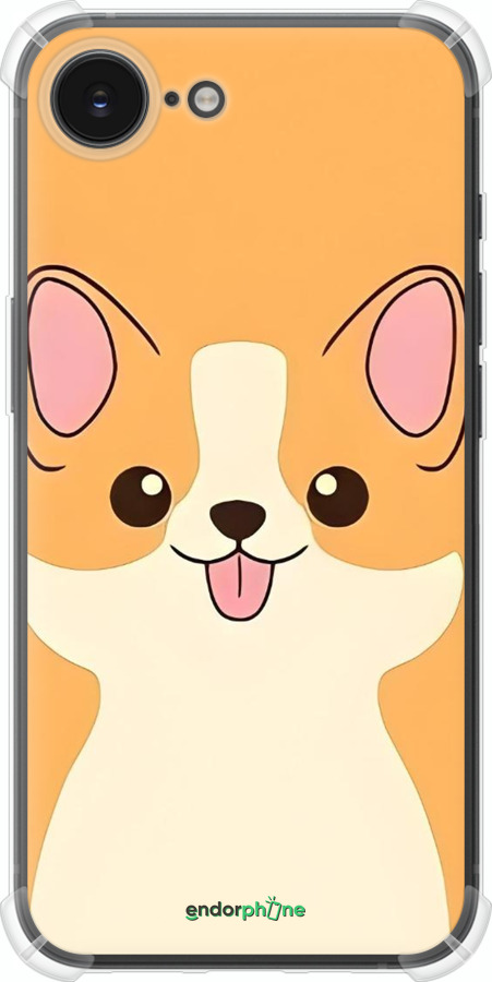 Силіконовий протиударний с посиленими кутами чехол Милый пес для Apple iPhone SE 4 - 6296sp-3652 изображение 