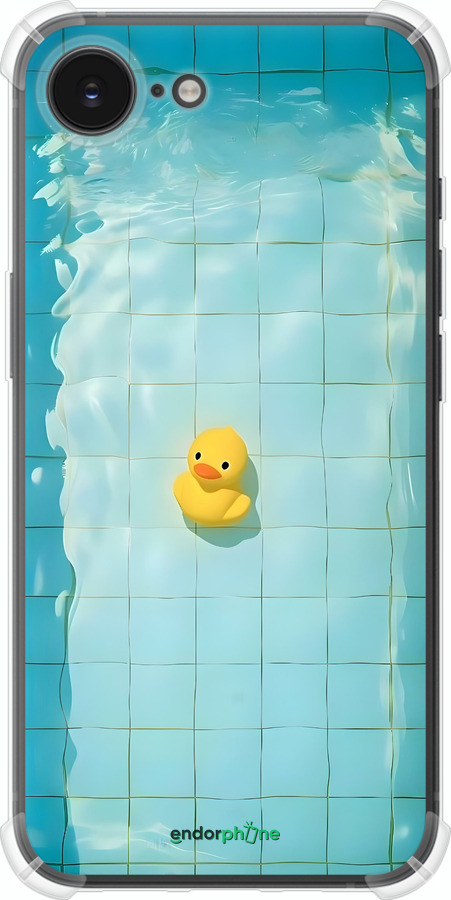 Силикон с усиленными углами чехол Утенок для Apple iPhone SE 4 - 6323sp-3652 изображение 