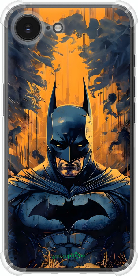 Силіконовий протиударний с посиленими кутами чехол Бетмен для Apple iPhone 16e - 6335sp-3971 изображение 