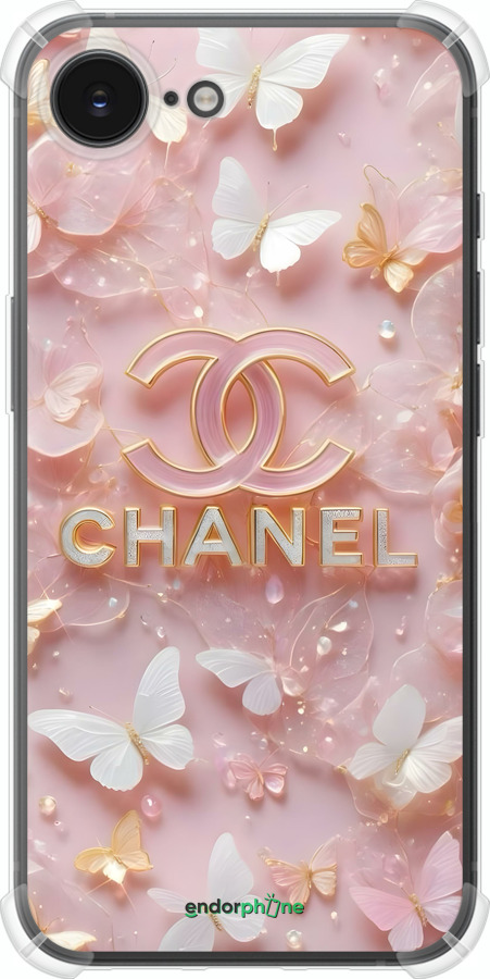 Силикон с усиленными углами чехол Шанель для Apple iPhone SE 4 - 6366sp-3652 изображение 