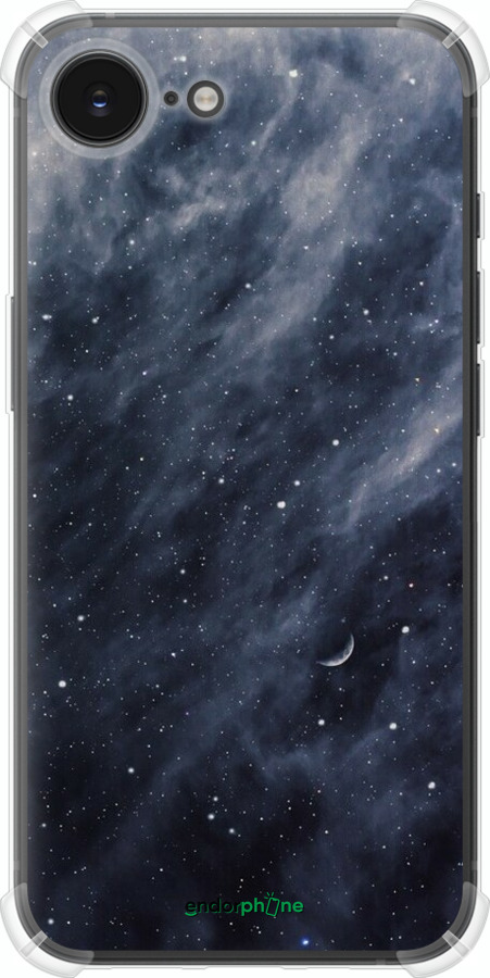 Силикон с усиленными углами чехол Голубые облака, Голубая луна для Apple iPhone SE 4 - 6398sp-3652 изображение 