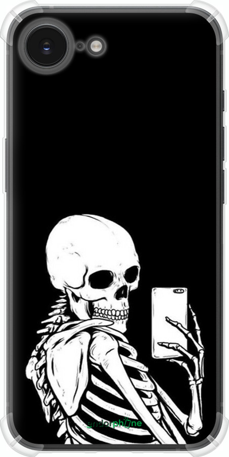 Силикон с усиленными углами чехол Скелет делает Selfie для Apple iPhone SE 4 - 6535sp-3652 изображение 