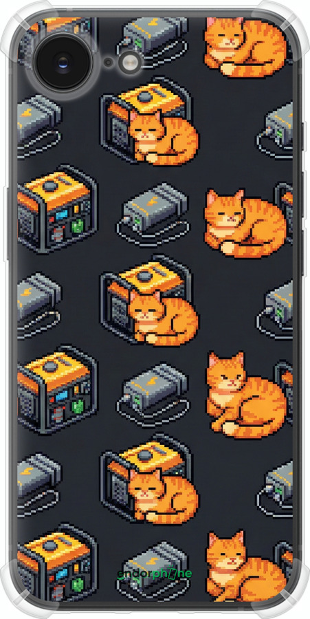 Силикон с усиленными углами чехол Autonomous Zone для Apple iPhone SE 4 - 6771sp-3652 изображение 