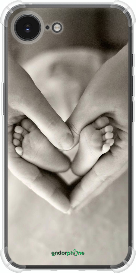 Силикон с усиленными углами чехол Любовь для Apple iPhone 16e - 699sp-3971 изображение 