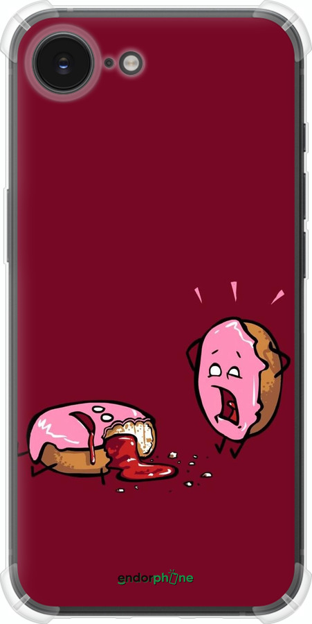 Силикон с усиленными углами чехол Печенье для Apple iPhone SE 4 - 911sp-3652 изображение 