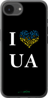 Силиконовый чехол I love UA для Apple iPhone SE 4 - 1112u-3652 изображение 