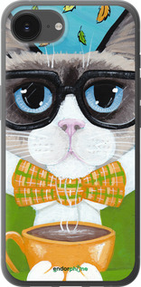 Силіконовий чехол Cat&Coffee для Apple iPhone SE 4 - 4053u-3652 изображение 
