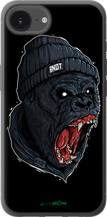 Силиконовый чехол Обезьяна в ярости для Apple iPhone 16e - 4137u-3971 изображение 
