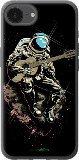 Силиконовый чехол Космонавт с гиратой для Apple iPhone 16e - 4138u-3971 изображение 