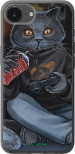 Силиконовый чехол gamer cat для Apple iPhone SE 4 - 4140u-3652 изображение 