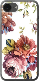 Силіконовий чехол Vintage flowers для Apple iPhone SE 4 - 4333u-3652 изображение 