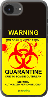 Силиконовый чехол Biohazard  9 для Apple iPhone 16e - 4825u-3971 изображение 