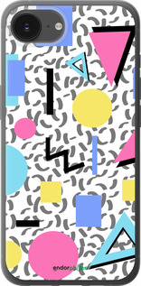 Силіконовий чехол Color shapes для Apple iPhone SE 4 - 4893u-3652 изображение 
