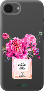 Силиконовый чехол Chanel для Apple iPhone 16e - 4906u-3971 изображение 