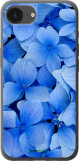 Силіконовий чехол Сині квіти для Apple iPhone SE 4 - 526u-3652 изображение 