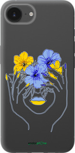 Силиконовый чехол Девушка v4 для Apple iPhone SE 4 - 5276u-3652 изображение 