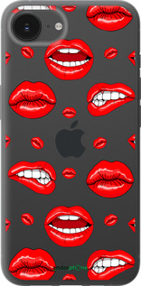 Силіконовий чехол Губи v3 для Apple iPhone 16e - 5477u-3971 изображение 