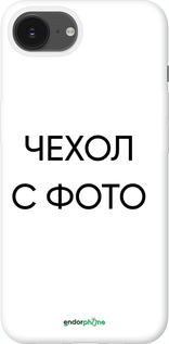 Силиконовый чехол 'Чехол с фото' для iPhone 16e изображение 1