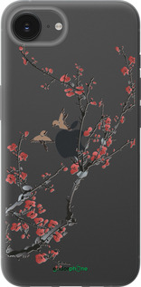 Силиконовый чехол Сакура v2 для Apple iPhone SE 4 - 5538u-3652 изображение 