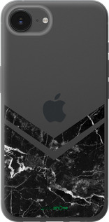 Силиконовый чехол Мраморный шеврон для Apple iPhone 16e - 5570u-3971 изображение 