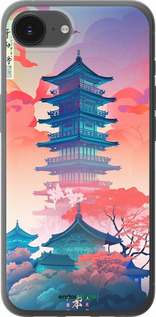 Силиконовый чехол Япония монастырь для Apple iPhone 16e - 5590u-3971 изображение 
