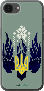 Силиконовый чехол Тризуб с крыльями для Apple iPhone SE 4 - 5640u-3652 изображение 