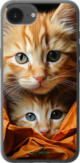 Силиконовый чехол Котики 2 для Apple iPhone SE 4 - 5664u-3652 изображение 