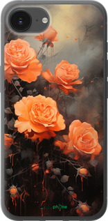 Силиконовый чехол Оранжевые розы для Apple iPhone SE 4 - 5944u-3652 изображение 