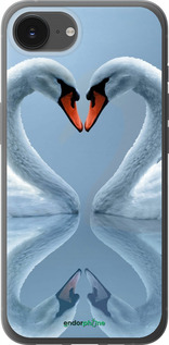 Силиконовый чехол Лебеди для Apple iPhone 16e - 6007u-3971 изображение 