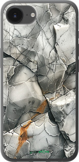 Силиконовый чехол Серый мрамор для Apple iPhone SE 4 - 6041u-3652 изображение 