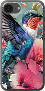 Силиконовый чехол Сказочная колибри для Apple iPhone 16e - 6051u-3971 изображение 