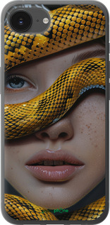 Силиконовый чехол Объятия змеи для Apple iPhone 16e - 6081u-3971 изображение 